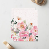 Aquarellfarben 5 mitteilungskarte (Vorderseite/Rückseite Beispiel)
