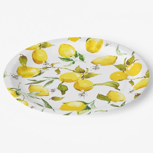 Aquarellfarben 5 pappteller (Schrägansicht)