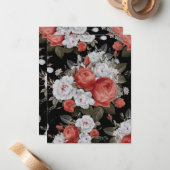 Aquarellfarben 7 mitteilungskarte (Vorderseite/Rückseite Beispiel)