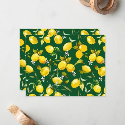 Aquarellfarben 9 mitteilungskarte (Vorderseite/Rückseite Beispiel)