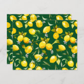 Aquarellfarben 9 mitteilungskarte (Vorne/Hinten)