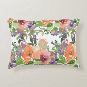 Aquarellfarben Akzent Pillow Dekokissen