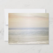 Aquarellfarben Anchor Blume Probe Abendessen Einladung (Rückseite)