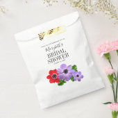 Aquarellfarben Anemone Brautparty Gefälligkeitstas Geschenktütchen (Versiegelt)