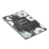 Aquarellfarben Anemones Personalisiert Scripting J Notizblock (Rechte Seite)