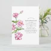 Aquarellfarben Annaprashan Erster Reisfeier Einladung (Stehend Vorderseite)