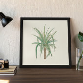 Aquarellfarben Antikes botanisches Plakat