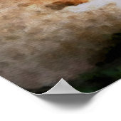 *~* Aquarellfarben Art AP23 Künstlerische LÖSUNG Poster (Ecke)