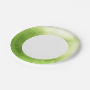 Aquarellfarben auf einem groben Texturpapier Pappteller