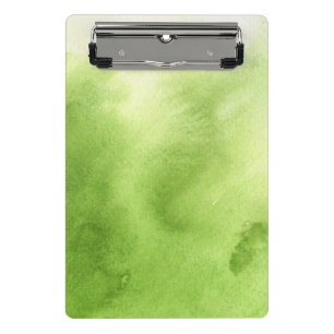 Aquarellfarben auf einem Papier mit rauer Textur Mini Klemmbrett