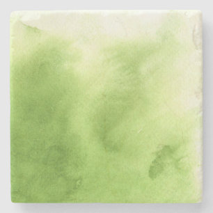 Aquarellfarben auf einem rauen Texturpapier Steinuntersetzer