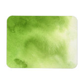 Aquarellfarben auf einem Rohtexturpapier Magnet (Horizontal)