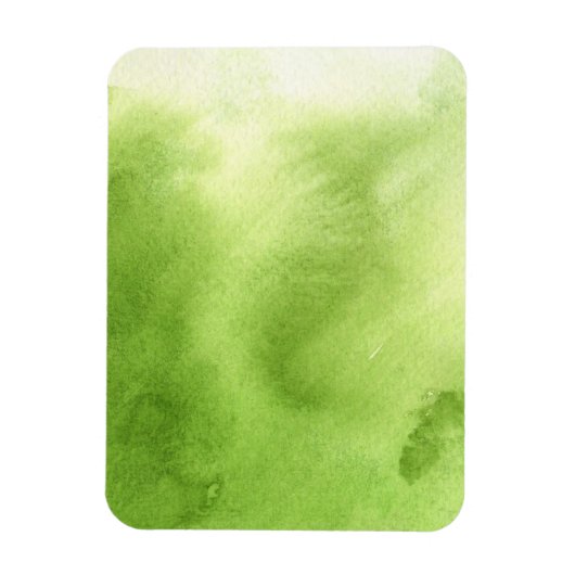 Aquarellfarben auf einem Rohtexturpapier Magnet (Vertikal)