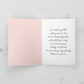 Aquarellfarben auf rosa karte (Innenseite)