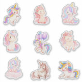 Aquarellfarben Aufkleber (Vorderseite)