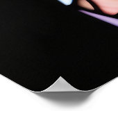 Aquarellfarben aus Glas Art Katze 2:3 Poster (Ecke)