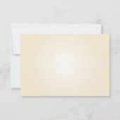 Aquarellfarben Begonias Floral Wedding RSVP Karte (Rückseite)