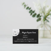 Aquarellfarben - Bio Zuchtkarte Visitenkarte (Stehend Vorderseite)