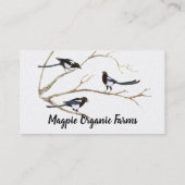 Aquarellfarben - Bio Zuchtkarte Visitenkarte (Rückseite)