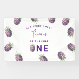 Aquarellfarben BlackBerry 1. Party Banner