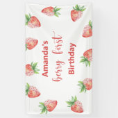 Aquarellfarben BlackBerry 1. Party Banner (Vertikal)