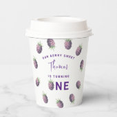 Aquarellfarben BlackBerry 1. Party Pappbecher (Rückseite)