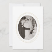 Aquarellfarben Bläsergoldfarben Foto 50 Jahre alt Einladung (Rückseite)