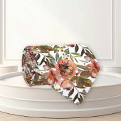 Aquarellfarben Bläserner Herbst Blume Krawatte