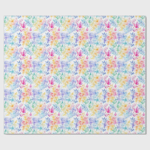 Aquarellfarben Bläsernes Nahtloses Muster Geschenkpapier