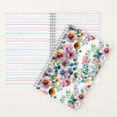 Aquarellfarben Bläsernes Nahtloses Muster Notizblock (Innen)