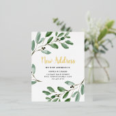 Aquarellfarben Blätter Ankündigung über die Bewegu (Stehend vorne)