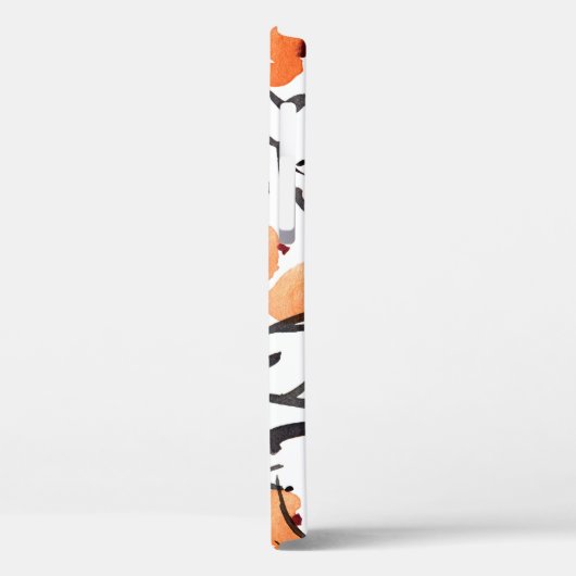 Aquarellfarben Blätter Case-Mate iPhone Hülle (Rückseite / Links)