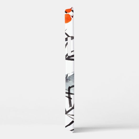 Aquarellfarben Blätter Case-Mate iPhone Hülle (Rückseite / Rechts)