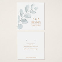 Aquarellfarben-Blätter, die Schmuckanzeigekarte ve