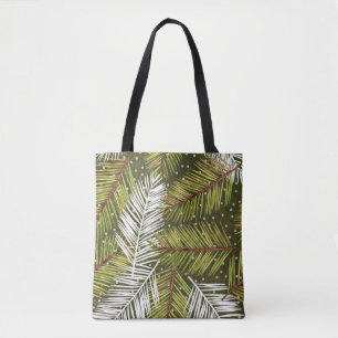 Aquarellfarben Blätter nahtlose Musterdarstellung Tasche