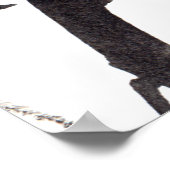 Aquarellfarben Blätter Poster (Ecke)