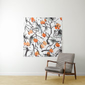 Aquarellfarben Blätter Wandteppich (Beispiel)