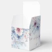 Aquarellfarben Blau Pink Floral Gefallen Box Geschenkschachtel (Geöffnet)