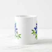 Aquarellfarben Bluebonnet-Tasse Kaffeetasse (Mittel)