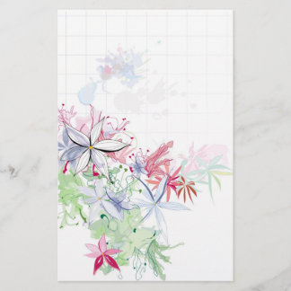 Aquarellfarben-Blume