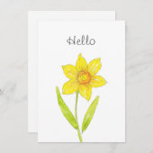 Aquarellfarben - Blume 2 (Vorne/Hinten)