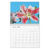 Aquarellfarben Blume 2022 Kalender Handgestrichene (Jan 2027)