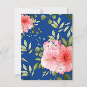 Aquarellfarben-Blume 21 Mitteilungskarte