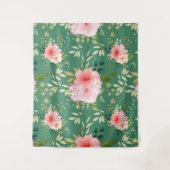 Aquarellfarben-Blume 24 Wandteppich (Vorderseite)