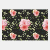 Aquarellfarben-Blume 25 Geschenkpapier Set (Vorderseite 2)