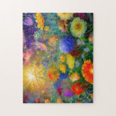 Aquarellfarben Blume 2 Foto Puzzles Internet Jigsa (Vertikal)