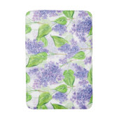 Aquarellfarben-Blume Badematte (Vorderseite Vertikal)