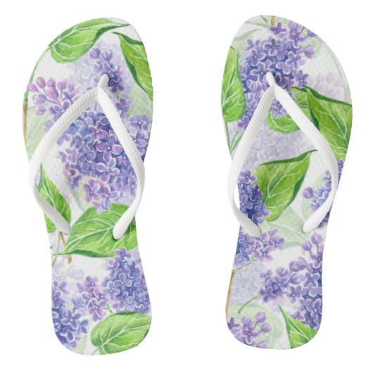 Aquarellfarben-Blume Badesandalen (Fußbett)