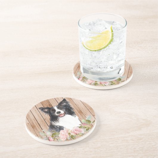 Aquarellfarben - Blume Getränkeuntersetzer (Seite)