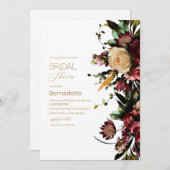 Aquarellfarben Blume GlockeEinladung Einladung (Vorne/Hinten)